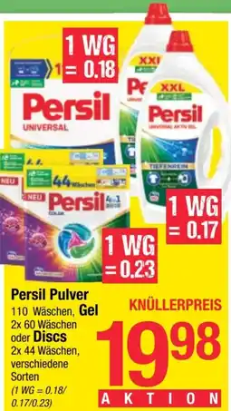 Maximarkt Persil Pulver, Gel oder Discs Angebot