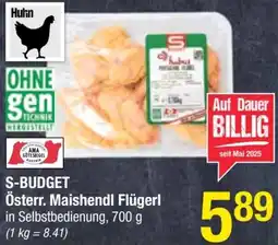 Maximarkt S-BUDGET Österr. Maishendl Flügerl Angebot