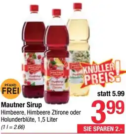 Maximarkt Mautner Sirup Angebot
