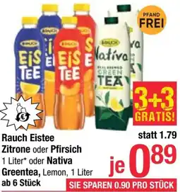 Maximarkt Rauch Eistee Zitrone oder Pfirsich Angebot