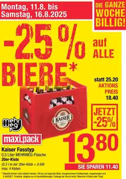 Maximarkt Kaiser Fasstyp Angebot