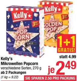 Maximarkt Kelly's Mikrowellen Popcorn Angebot
