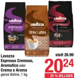 Maximarkt Lavazza Espresso Cremoso, Aromatico oder Crema e Aroma Angebot