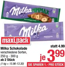 Maximarkt Milka Schokolade Angebot