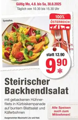 Maximarkt Steirischer Backhendlsalat Angebot
