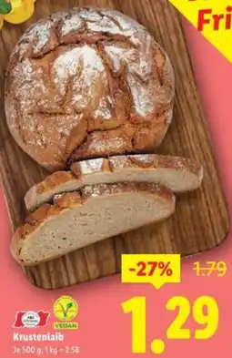 Lidl Krustenlaib Angebot