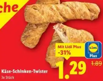 Lidl Käse-Schinken-Twister Angebot