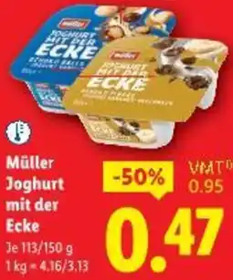 Lidl Müller Joghurt mit der Ecke Angebot
