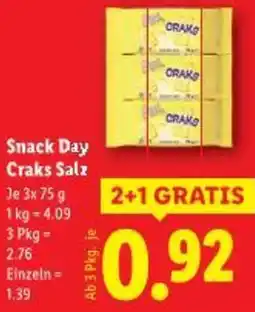 Lidl Snack Day Craks Salz Angebot