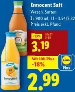 Lidl Innocent Saft Angebot