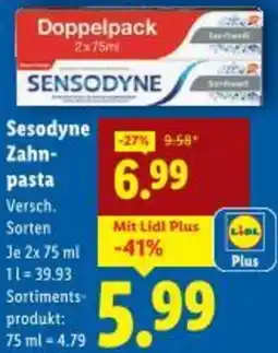 Lidl Sesodyne Zahn- pasta Angebot