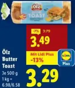 Lidl Ölz Butter Toast Angebot