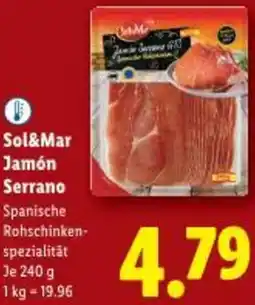 Lidl Sol&Mar Jamón Serrano Angebot
