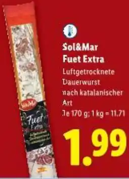 Lidl Sol&Mar Fuet Extra Angebot