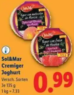 Lidl Sol&Mar Cremiger Joghurt Angebot
