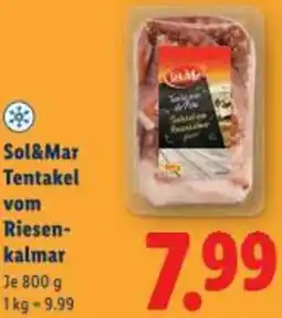 Lidl Sol&Mar Tentakel vom Riesen- kalmar Angebot