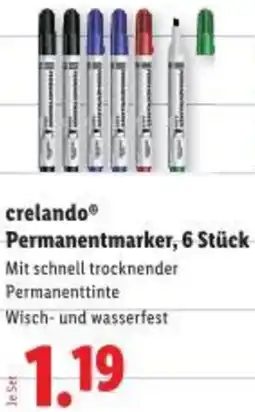 Lidl crelando Permanentmarker Angebot