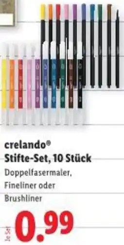 Lidl crelando 3-in-1-Buntstifte, 10 Stück Permanentmarker, 6 Stück Stifte-Set, 10 Stück Angebot