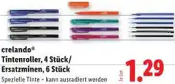 Lidl crelando Tintenroller, Ersatzminen Angebot