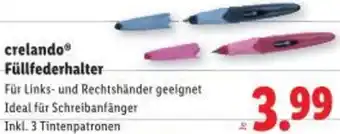 Lidl crelando Füllfederhalter Angebot