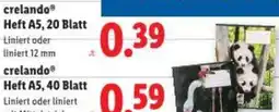 Lidl crelando Heft A5 Angebot
