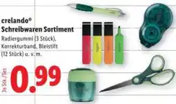 Lidl crelando Schreibwaren Sortiment Angebot