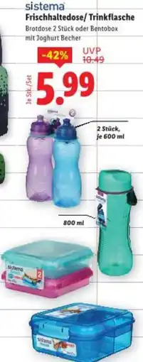 Lidl sistema Frischhaltedose/Trinkflasche Angebot
