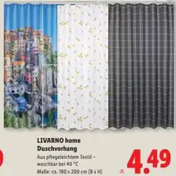 Lidl LIVARNO home Duschvorhang Angebot