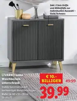 Lidl LIVARNO home Waschbecken- unterschrank Angebot