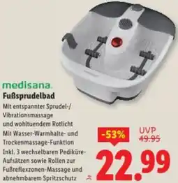 Lidl medisana Fußsprudelbad Angebot