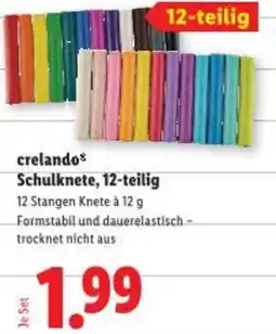 Lidl crelandos Schulknete Angebot