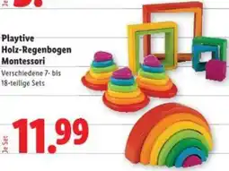 Lidl Playtive Holz-Regenbogen Montessori Angebot