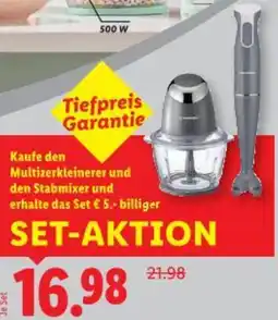 Lidl Multizerkleinerer und den Stabmixer Angebot