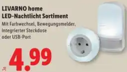 Lidl LIVARNO home LED-Nachtlicht Sortiment Angebot