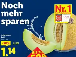 Lidl Zuckermelone Galkia Angebot