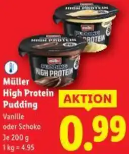 Lidl Müller High Protein Pudding Angebot