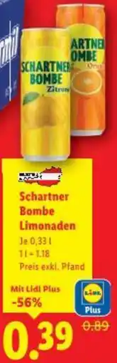 Lidl Schartner Bombe Limonaden Angebot