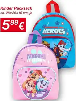 KiK Kinder Rucksack Angebot