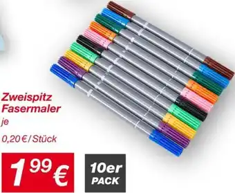 KiK Zweispitz Fasermaler Angebot
