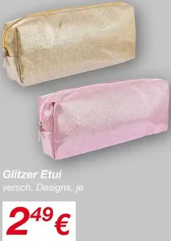KiK Glitzer Etui Angebot