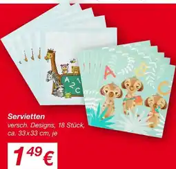 KiK Servietten Angebot