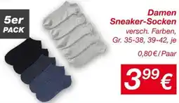 KiK Damen Sneaker-Socken Angebot