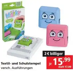 Pagro Diskont Textil- und Schulstempel Angebot