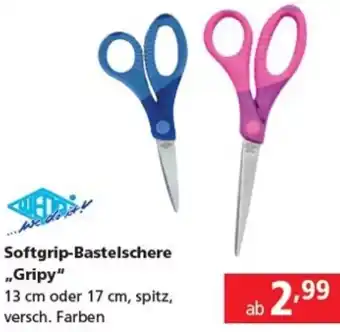 Pagro Diskont Softgrip-Bastelschere Gripy Angebot