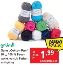 Pagro Diskont Garn Cotton Fun Angebot