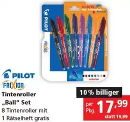 Pagro Diskont PILOT FRIXION Tintenroller Ball Set Angebot
