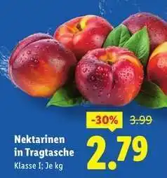 Lidl Nektarinen in Tragetasche Angebot
