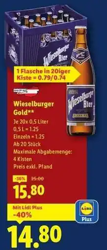 Lidl Wieselburger Gold Angebot
