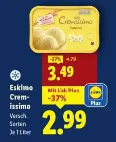 Lidl Eskimo Cremissimo Angebot