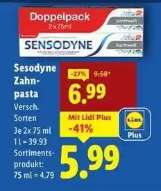 Lidl Sensodyne Zahnpasta Angebot